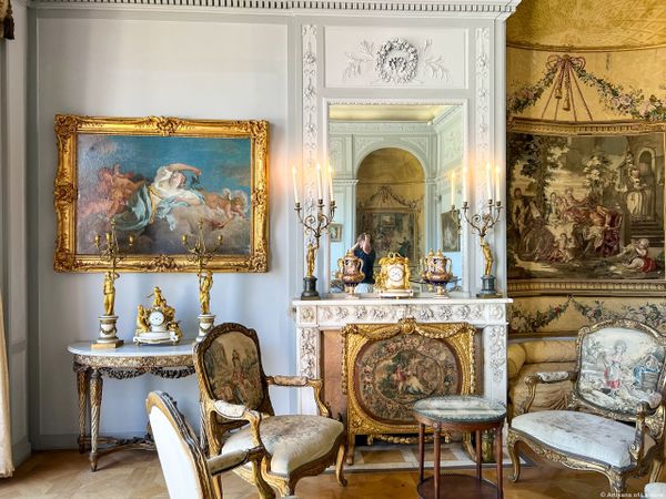 Nội thất Louis XV tại Biệt thự Ephrussi de Rothschild