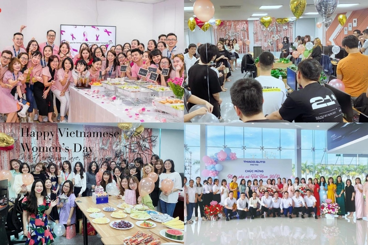 Tạo trải nghiệm gắn kết tập thể nhân ngày Phụ nữ Việt Nam 20-10