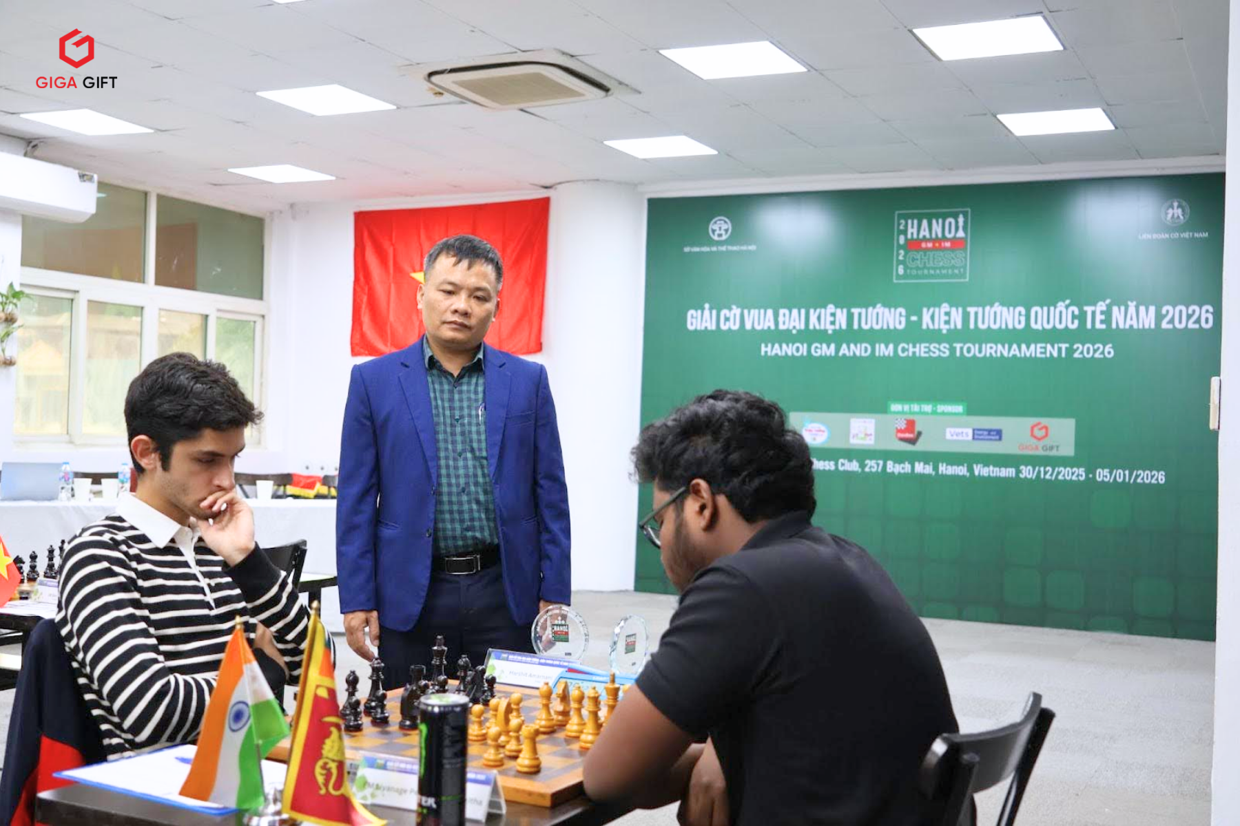 Các Kiện tướng quốc tế cùng tranh tài tại giải đấu