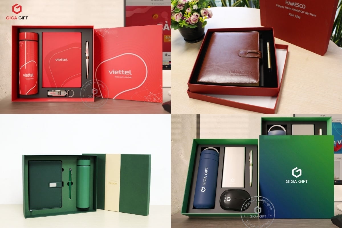 Set sổ tay và bút ký tặng sếp mệnh Hỏa