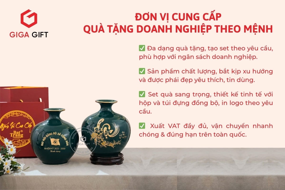 Giga Gift cung cấp quà tặng doanh nghiệp theo mệnh gắn với mục tiêu, thông điệp và ngân sách cụ thể