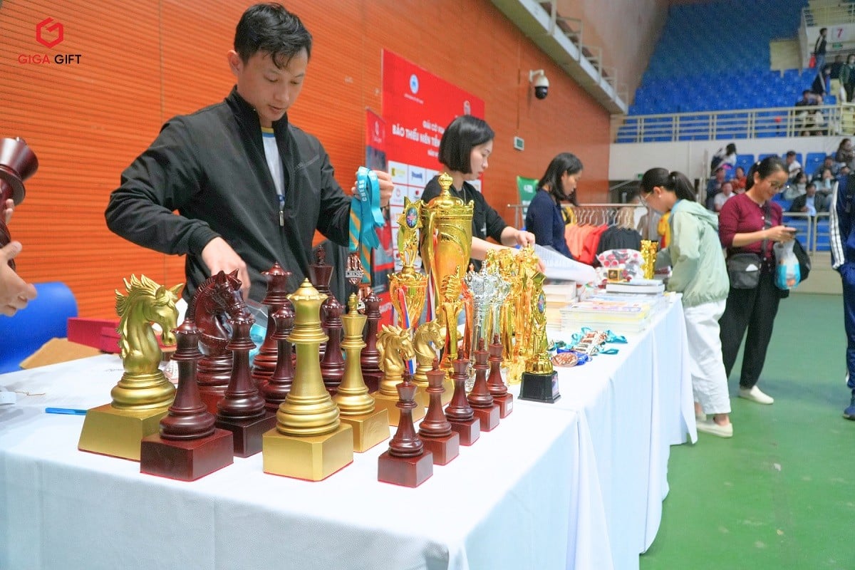 Gian hàng quà tặng lưu niệm của Giga Gift tại giải đấu.