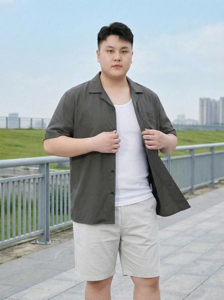 Outfit 5: Sơ mi khoác ngoài