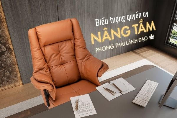 Ghế thương gia Era Boss with Massage 100% da thật cao cấp nâng tầm văn phòng giám đốc