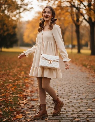 Đầm babydoll - Giày Hạnh Dung