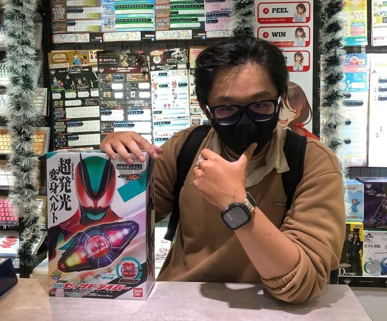 sưu tập kamen rider chính hãng cùng nshop dự event