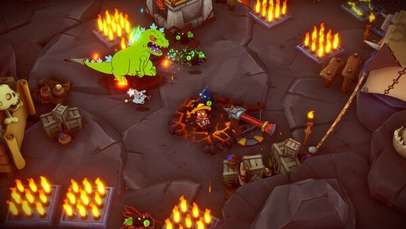 Nicktoons & the Dice of Destiny mang dàn anh hùng Nickelodeon lên Nintendo Switch 2 5 Thế giới Nicktoons & the Dice of Destiny là sự kết hợp sống động