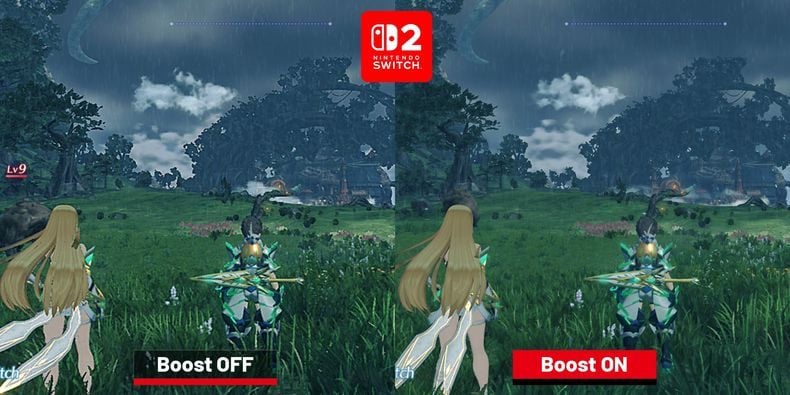 chơi game đẹp hơn với Nintendo Switch 2 Handheld mode boost