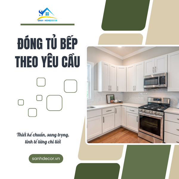 đóng tủ bếp theo yêu cầu