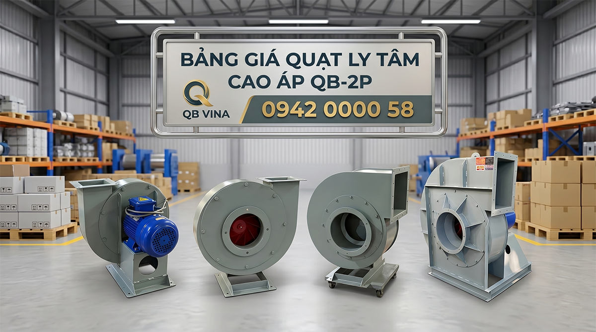 bảng giá quạt ly tâm cao áp
