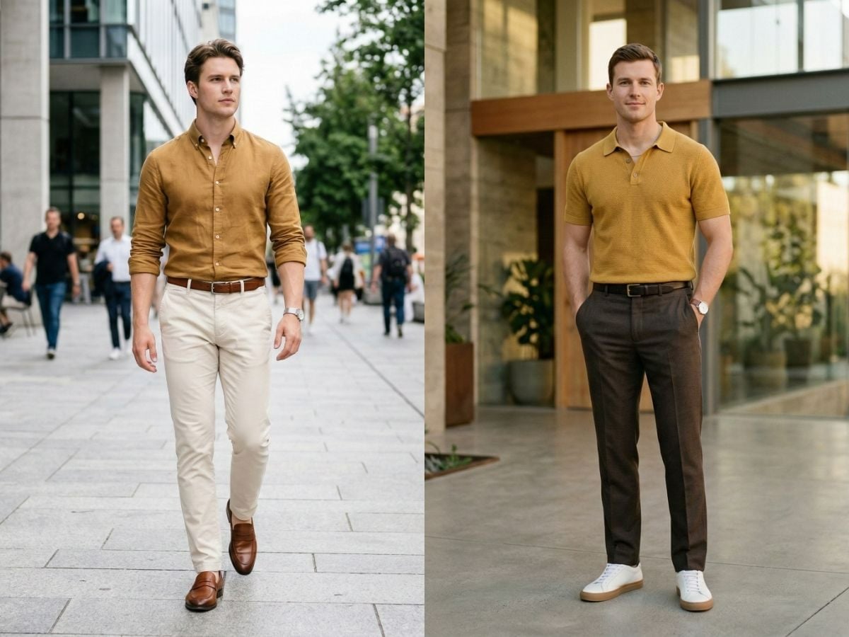 Canh Ngọ hợp với trang phục tone màu vàng