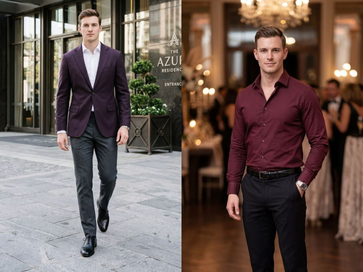 Lựa chọn outfit dự tiệc trang trọng với áo sơ mi, blazer,...
