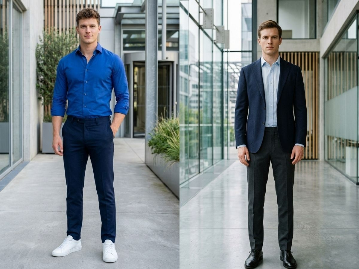 Phối đồ màu xanh dương là không nên cho người sinh năm 1990