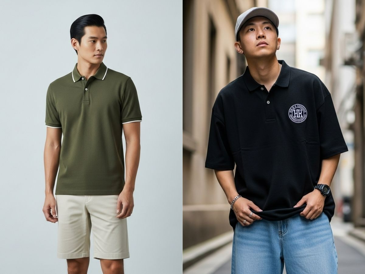 Chọn form áo polo phù hợp phong cách