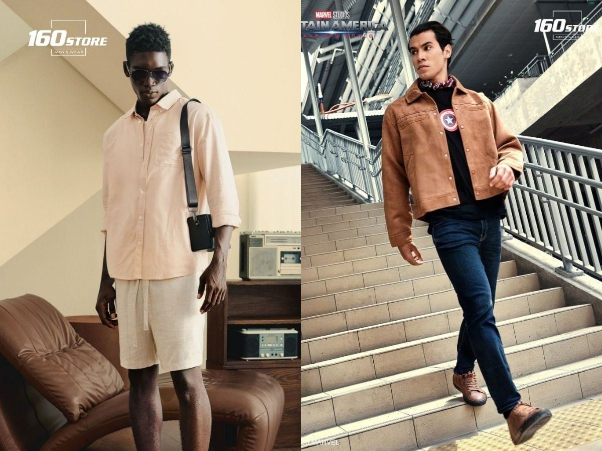 Trang phục màu cam tươi sáng, năng động