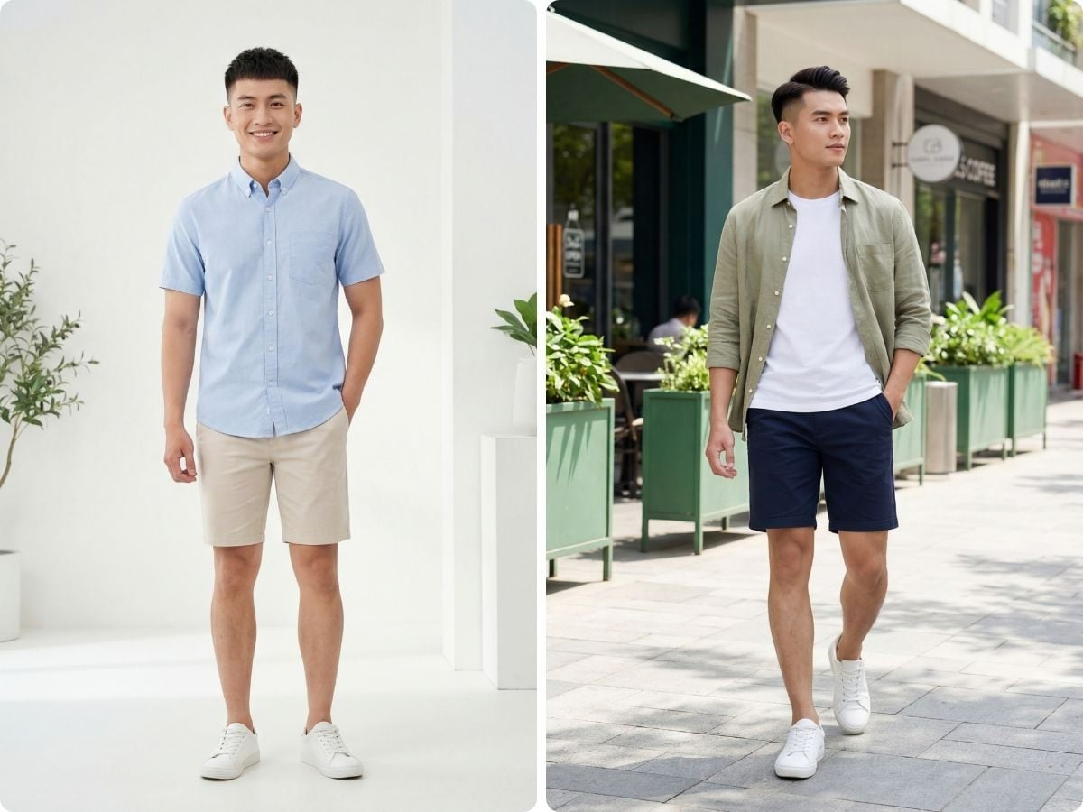 Quần short năng động phù hợp dạo phố, cần sự thoải mái