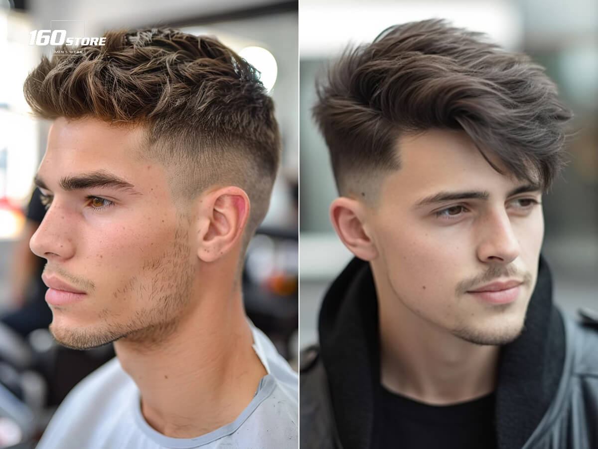 Kiểu tóc textured crop mang lại phong cách gọn gàng và nam tính