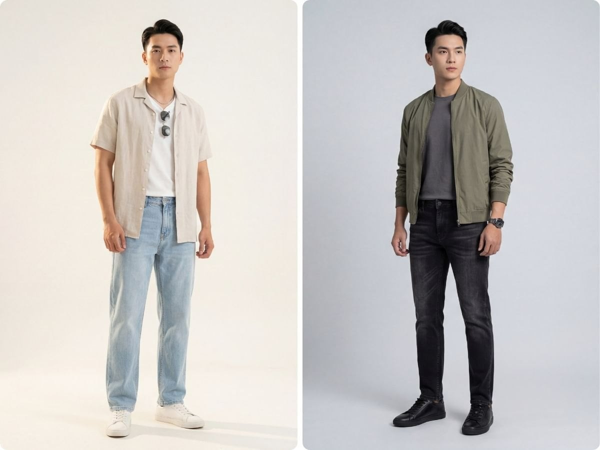 Quần jeans lựa chọn đa năng cho outfit hằng ngày