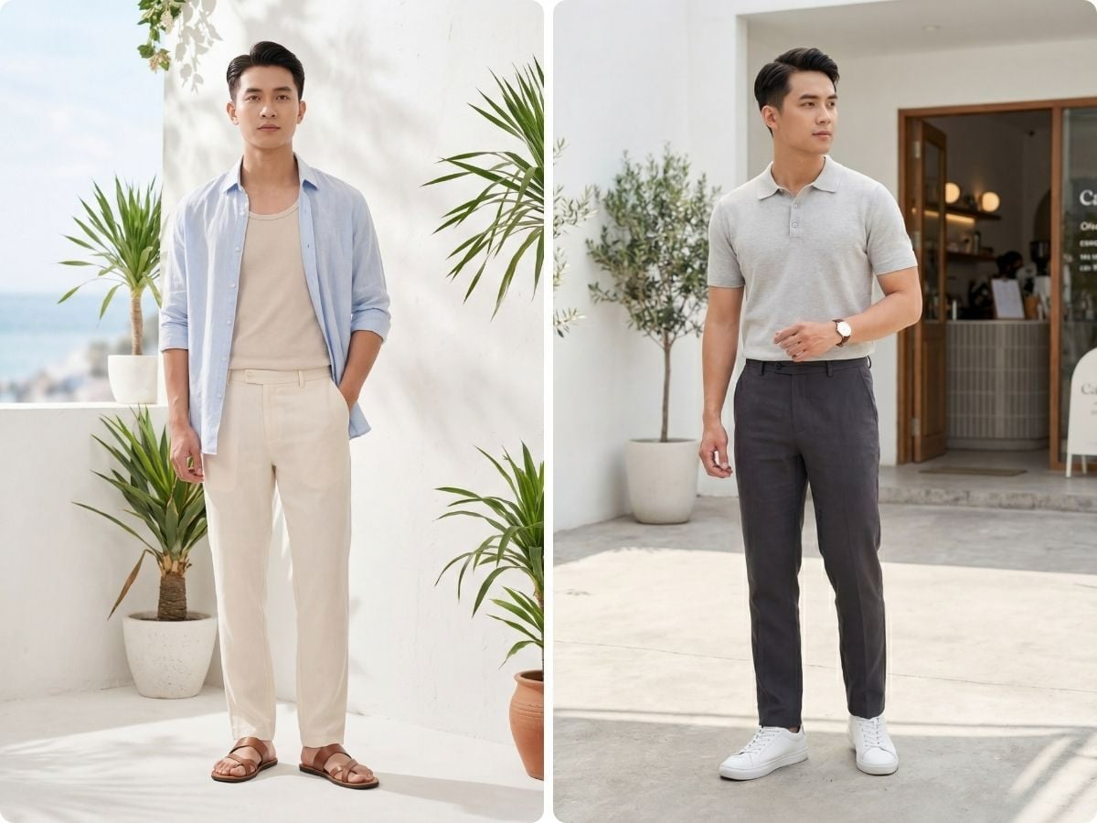 Quần linen thoáng mát, dễ chịu cho mùa hè