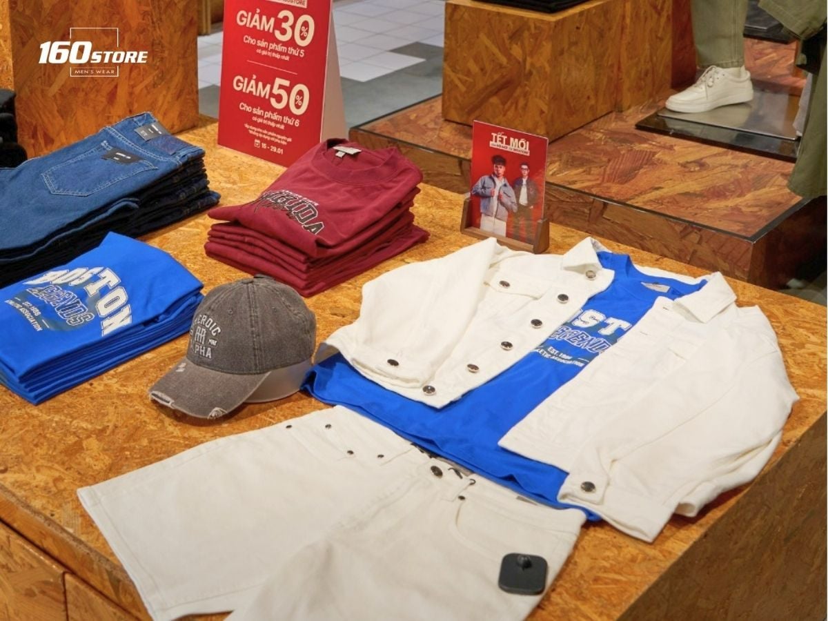 160STORE là điểm đến thời trang nam trẻ trung lý tưởng cho Tết này