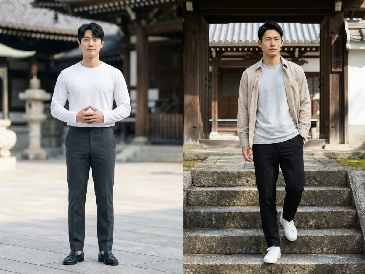 Nên đi chùa với quần dài cùng áo sơ mi hoặc áo thun màu nhã nhặn