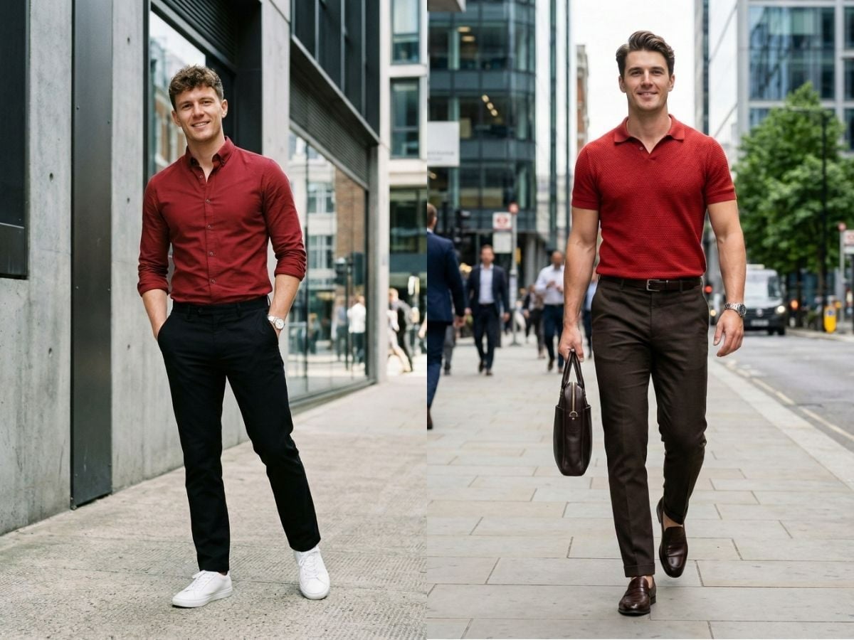 Phối đồ màu đỏ cho cả năm may mắn