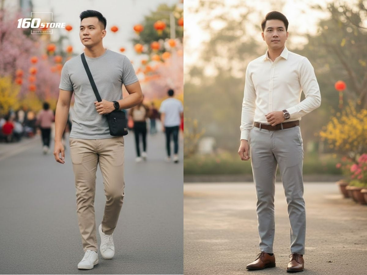 Chọn outfit thoải mái, vừa vặn tôn dáng khi khai xuân đầu năm