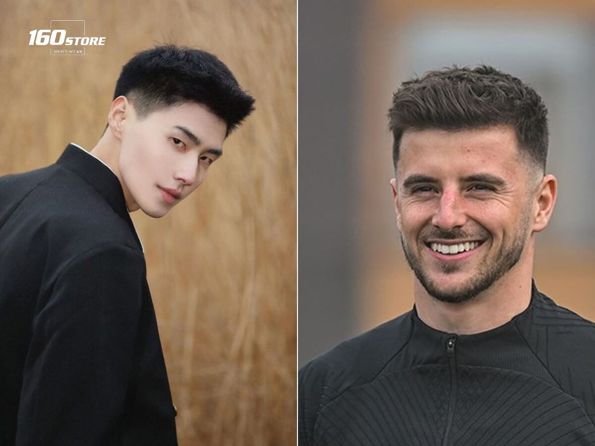 Kiểu tóc Mid Fade giúp gương mặt tròn cân đối và góc cạnh hơn