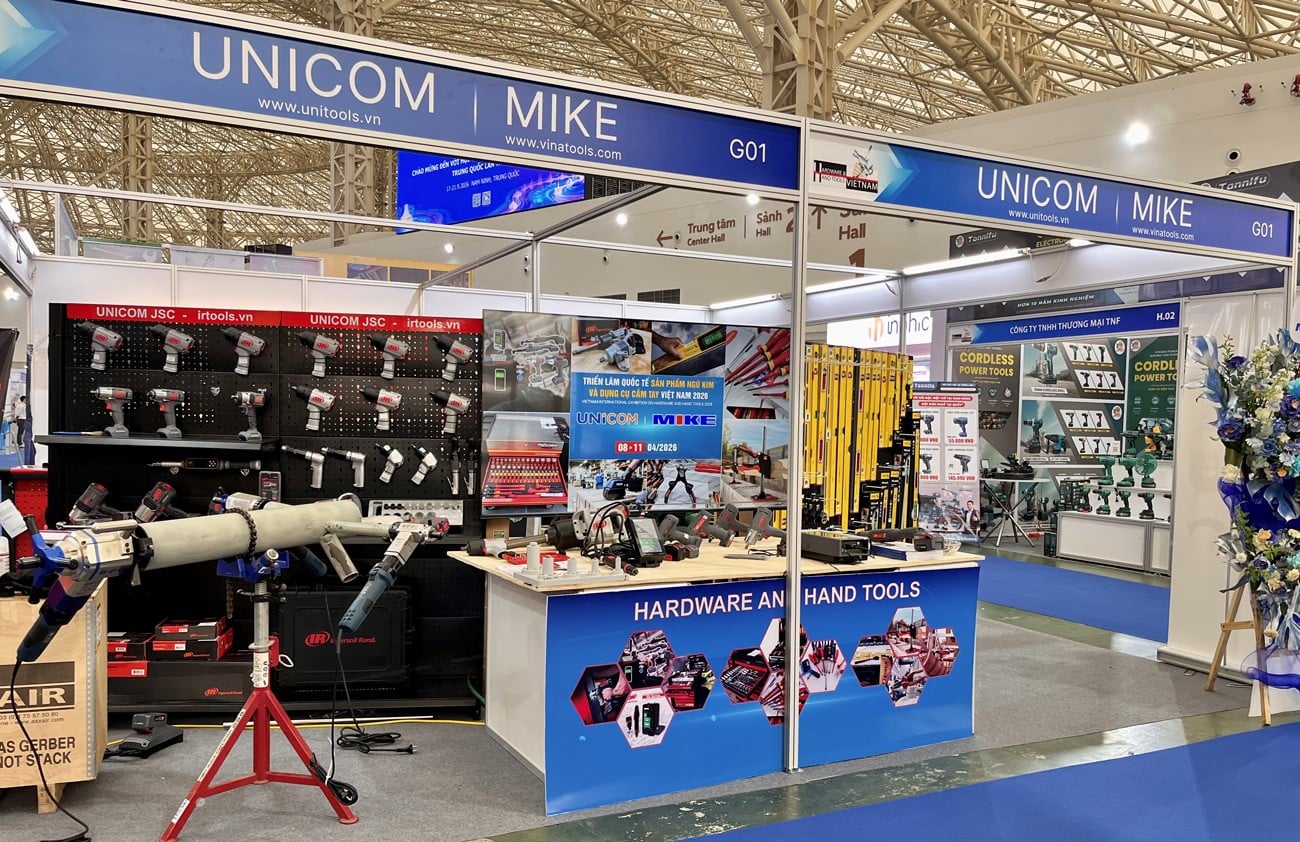 Trải nghiệm khách tại triển lãm hardware hand tools 2026 (Unicom jsc)