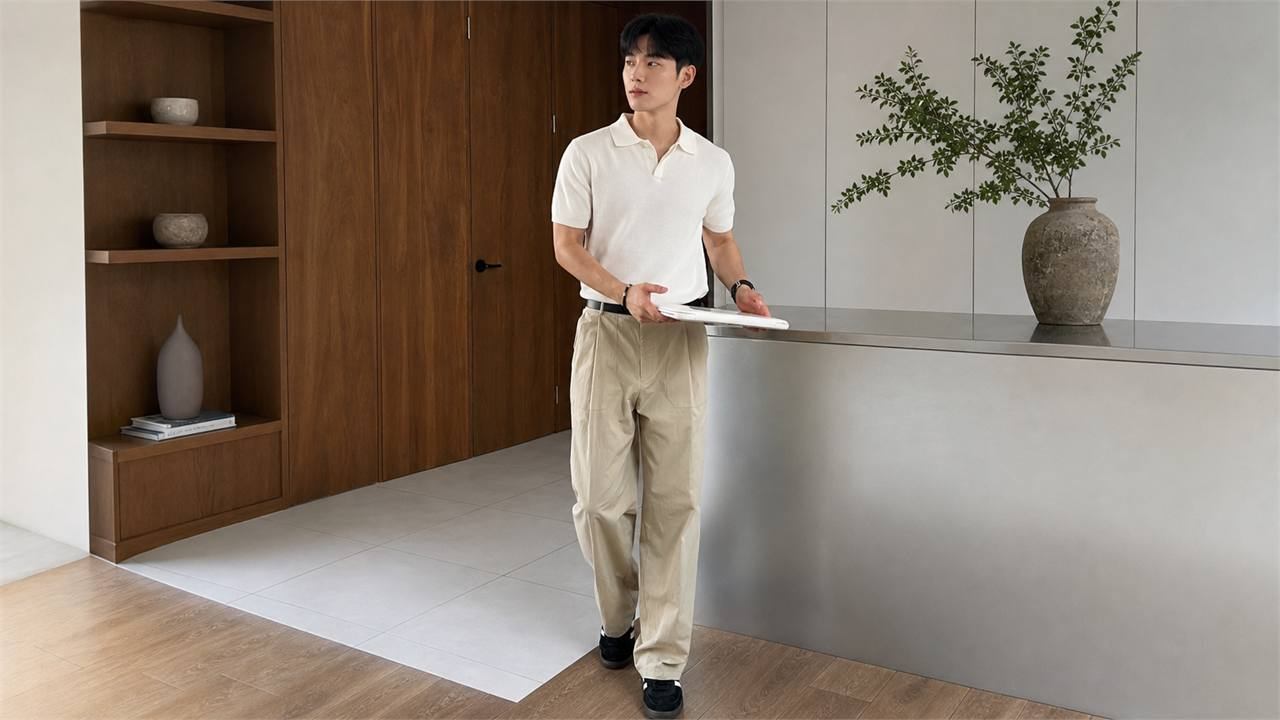 Áo polo nam trơn luôn dễ mặc lâu hơn kiểu quá nhiều chi tiết
