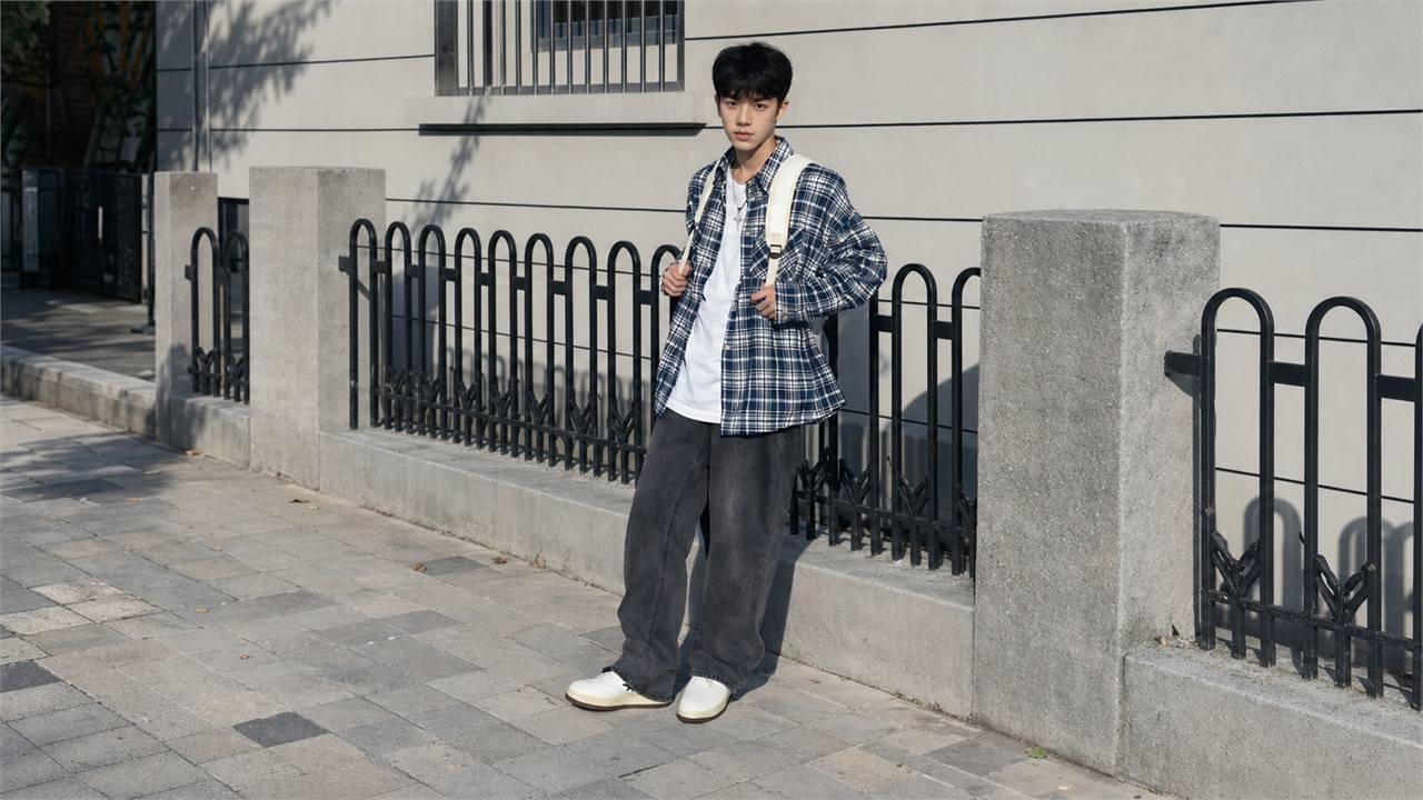 Chọn áo sơ mi caro nam ô vừa phải sẽ dễ phối hơn khi mới bắt đầu