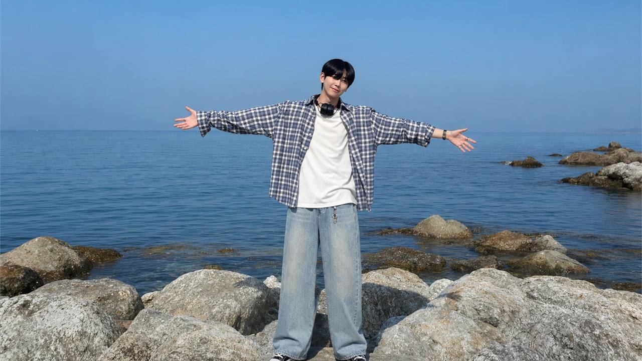 Outfit nam streetwear với hoodie hoặc sơ mi oversized và quần suông
