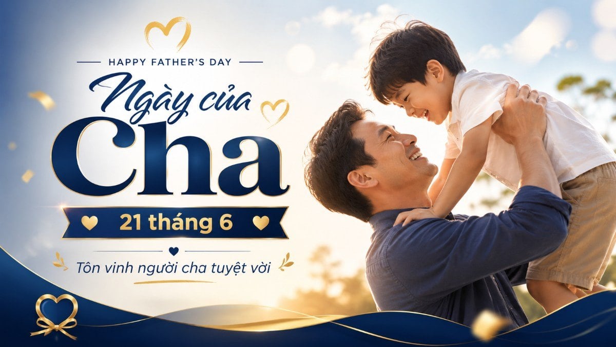 Ngày của Cha năm 2026 rơi vào Chủ nhật ngày 21 tháng 6