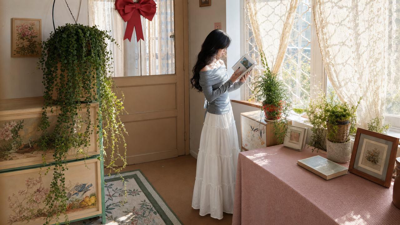 Độ dài váy maxi đẹp không bị quét đất hay nuốt dáng