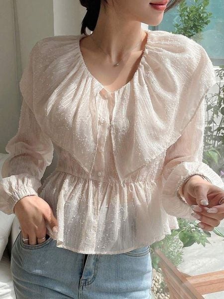 Áo blouse Nhấn eo / peplum