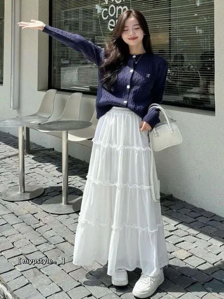 Các kiểu váy hè đẹp nhất - Váy xếp ly