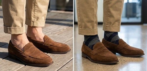 Giày Loafer là gì - Có nên đi tất khi mang giày loafer