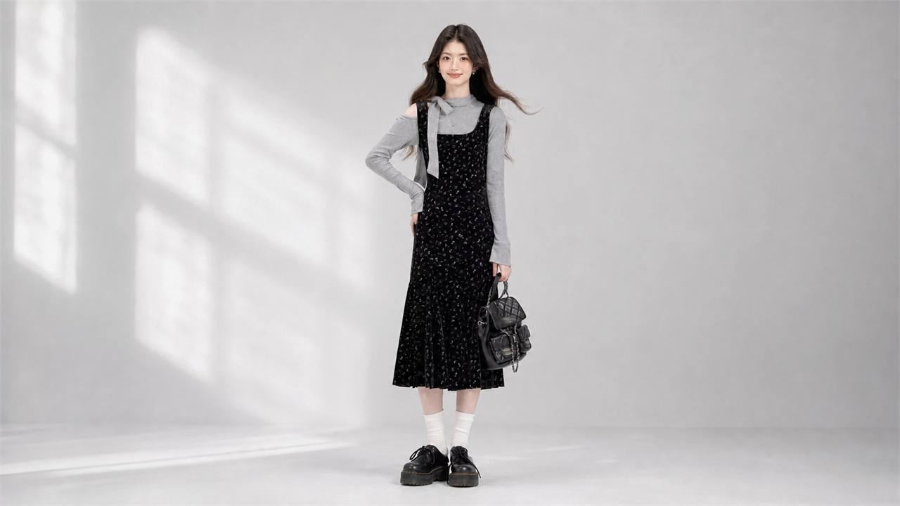 Váy midi cân bằng giữa độ nữ tính và tính ứng dụng