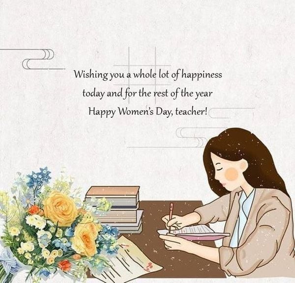 Công thức viết lời chúc 8/3