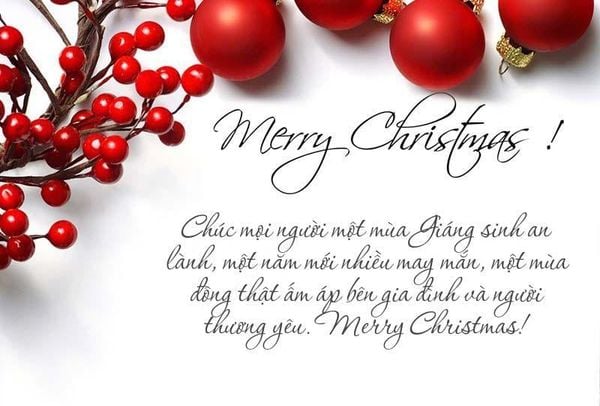 Ý nghĩa của những lời chúc Giáng sinh