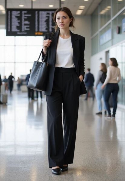 Mặc vest đi giày thể thao - Áo bên trong