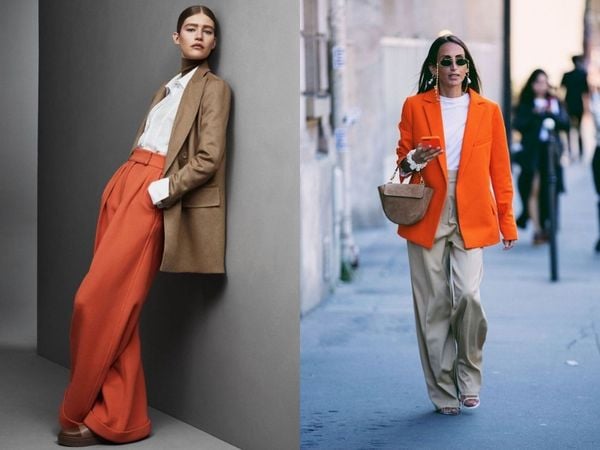 Kết hợp màu cam với các màu trung tính