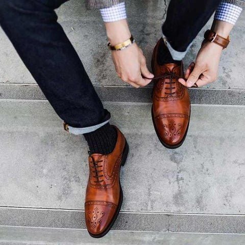 Những mẫu giày nam đẹp nhất hiện nay - Giày Brogues