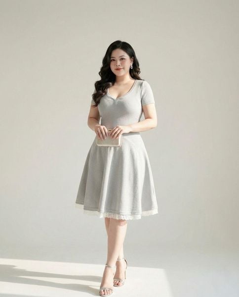 Chọn váy tết cho Dáng quả lê