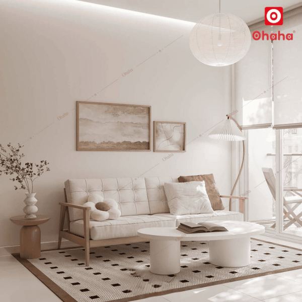 Phòng khách phong cách Minimalism đơn giản, tinh tế