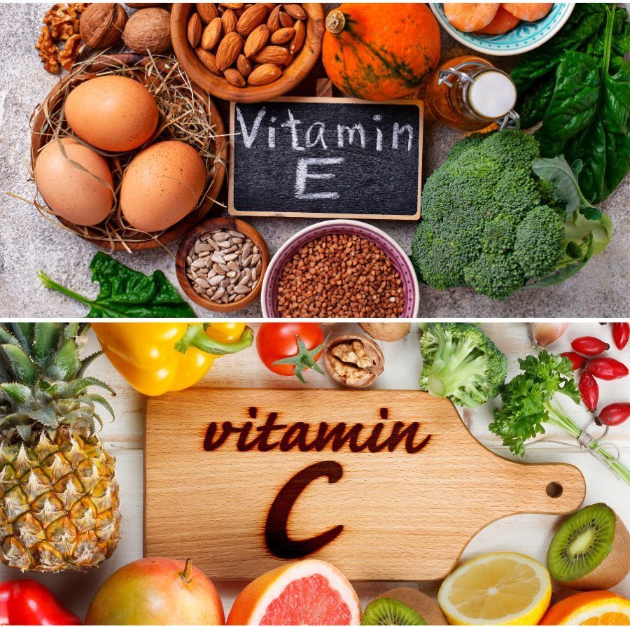 Bổ sung vitamin C, E