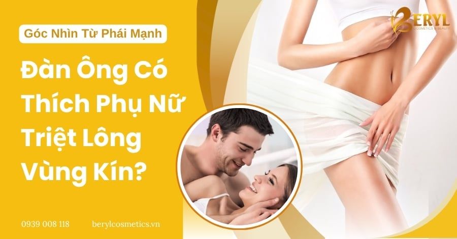 Phụ nữ triệt lông vùng kín