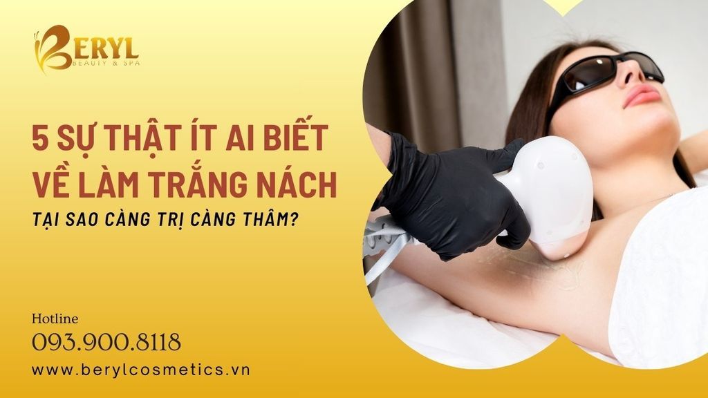 5 sự thật ít ai biết về làm trắng nách