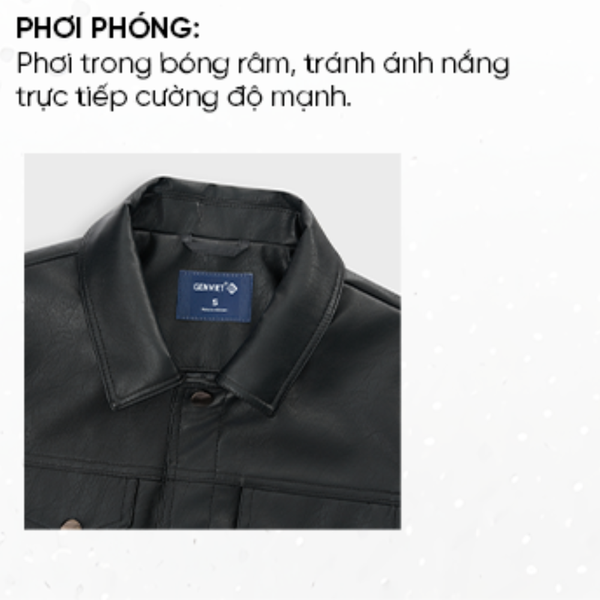Phơi trong bóng râm, tránh ánh nắng trực tiếp cường độ mạnh