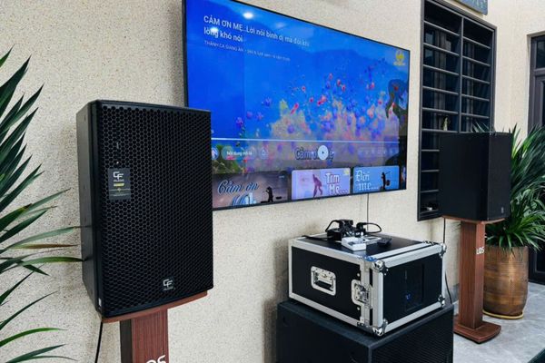 Thi công dàn karaoke gia đình cho anh Nam ở Bỉm Sơn
